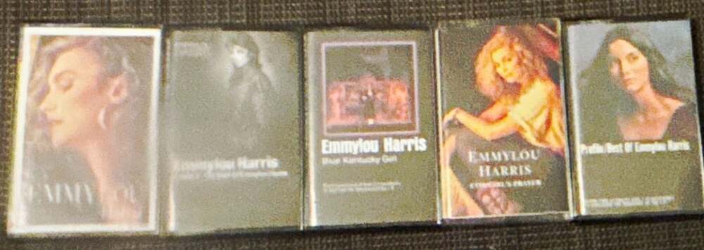 Emmalou Harris lot of 5 cassettes